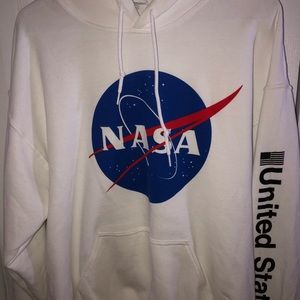 White Nasa hoodie